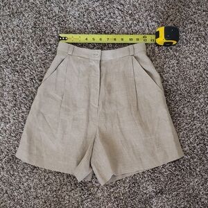 VINTAGE Linen 90s Mom Short
